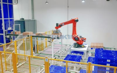 Robot palletizing system