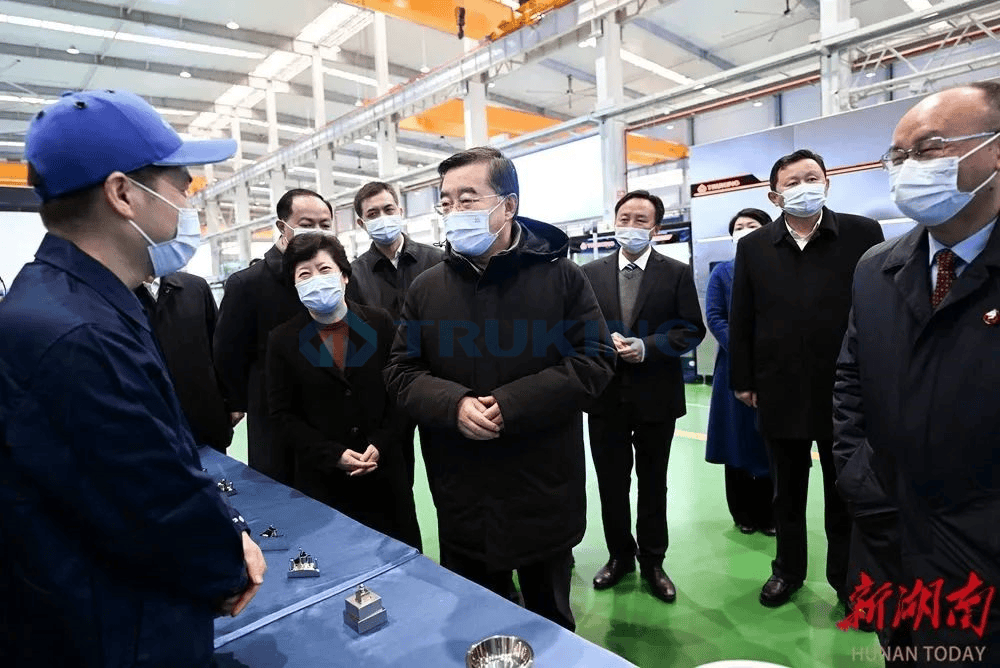 湖南卫视新闻联播 | 湖南省委书记张庆伟调研星空体育登录官网入口,星空全站APP下载科技